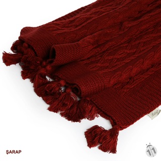 Betires Home Orgu Koltuk Sali Throw Battaniye Sarap Bordo Fiyatlari Ve Ozellikleri