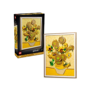 LEGO® Art Vincent van Gogh – Ayçiçekleri 31215 - Yetişkinler için Koleksiyonluk Kanvas Tablo