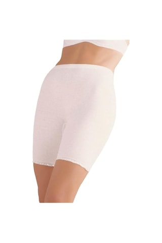 3 Adet Çift Kaplan Kaşkorse Uzun Paçalı Külot 890k Beyaz