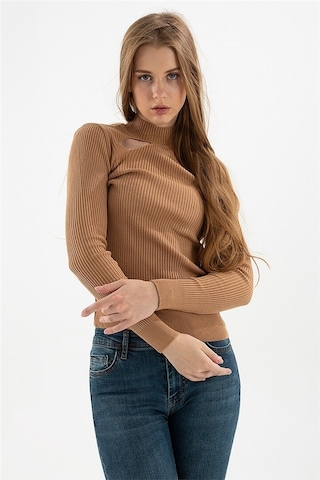 Fashion Friends Kadın Kazak Bej 23k0167k1 24ke21000001 E2110 Bej