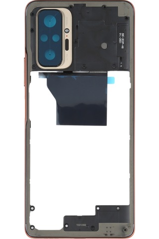 Xiaomi Redmi Note 10 Pro Max / Redmi Note 10 Pro / Redmi Note 10 Pro Hindistan İçin  Orta Çerçeve Çerçeve Plakası M2101k6p M2101k6g M2101k6ı Altın