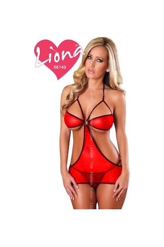 Liona Bayan Kadın Fantazi Seksi Erotik Iç Giyim Gecelik Çamaşırı