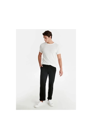 LC Waikiki Lcwaıkıkı Classic Siyah Geniş Kalıp Gabardin Chino Pantolon