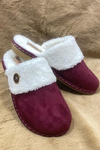 Modafrato Carmen Kadın Ev Terliği Kışlık Topuklu Terlik 001