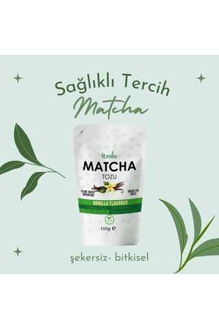 Fibrelle Matcha Vanilya Aromalı 100g
