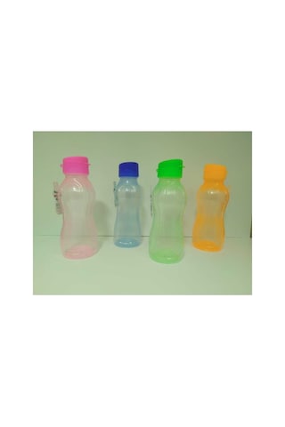 Medyen Şeffaf Kapaklı Matara 630 Ml Çok Renkli