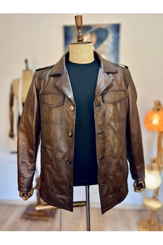 Always Leather Usta İşi Özel Dikim Hakiki Deri 1803340042c Kahverengi