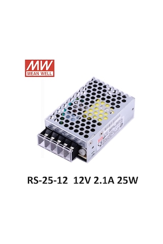 Meanwell Rs-25-12 25W 2,1 Amper Led Trafo Adaptör Güç Kaynağı