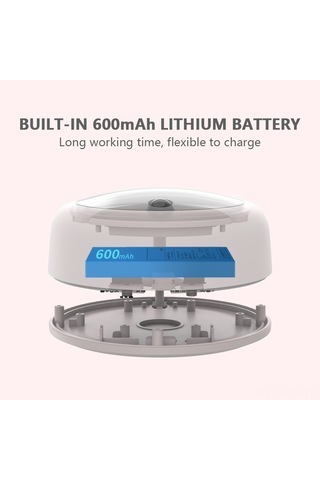 Reedark Bebek Gece Lambası: 4000k Kedili Sensörlü, 2 Parlaklık Seviyeli, Manyetik Ve Asılı Kullanım, Pembe Renk Pembe