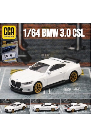 Cca Premium Series Bmw 3.0 Csl Beyaz 1/64 Model Araba