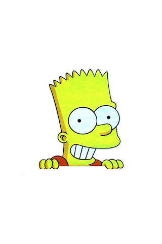 Hologram Sticker Bart Simpson Sticker - Sticker Hologram Bart Simpson