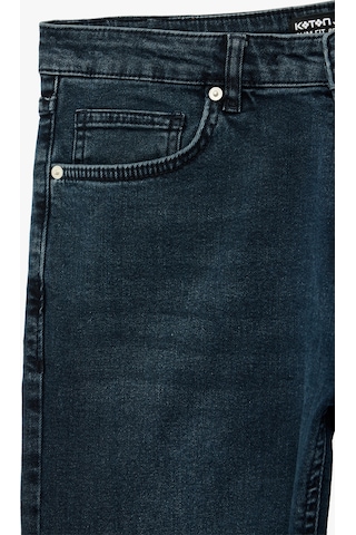 Koton Pamuklu Normal Bel Cepli Slim Fit Jean Pantolon - Brad Jean İndigo Stone 6sam40270nd İndigo - Taş