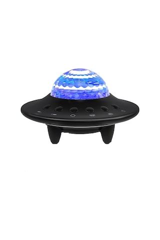 Omniax Galaxy Bluetooth Projektör Hoparlör Ufo Gece Lambası Çok Renkli