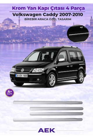 Vw Caddy Yan Kapı Çıtası 2004-2014 Paslanmaz Çelik