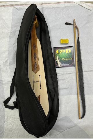 Dut Ağacı Karadeniz Kemençe Atkılı Yay+ 1 Takım Kemençe Teli + Reçine + Kılıf Dahildir