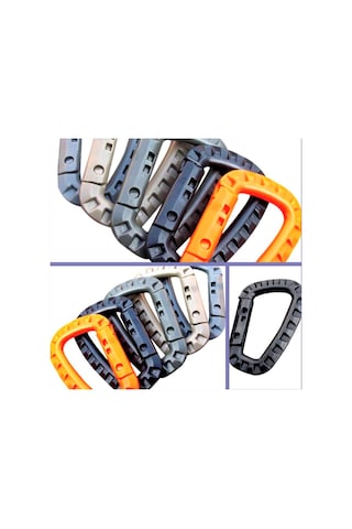 Omeniv 5 Adet Karabina Karabiner Seti Sırt Çantası Outdoor Kamp