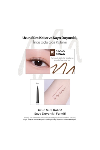 Clıo Sharp So Simple Waterproof Pencil Liner 10 Cacao Brown