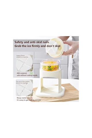 Jialan Buz Kırıcı Taşınabilir Ev Buz Yapım Makinesi Kaymaz El Beyaz