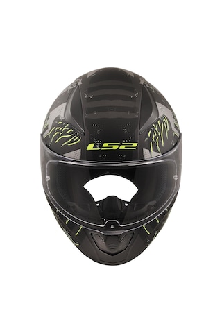Ls2 Rapıd 2 Pırates Tıtanıum Kask Siyah
