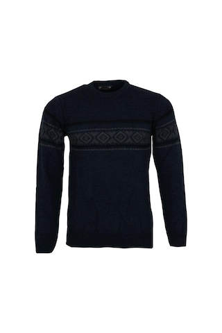 Erkek Kazak Sıfır Yaka Triko Kazak Regular Fit Rar01111 001