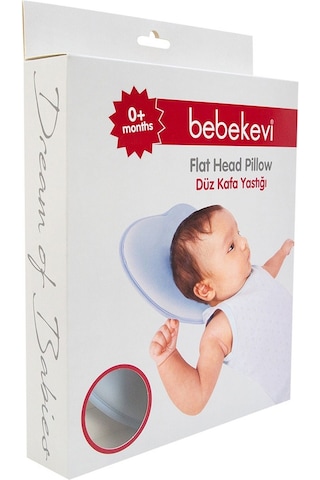 Bebekevi 1059 Düz Kafa Yastığı 0+ Ay Pembe