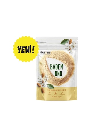 Harass Badem Unu 250 Gr X 4 Adet %100 Badem Glutensiz Yüksek Lifli Protein