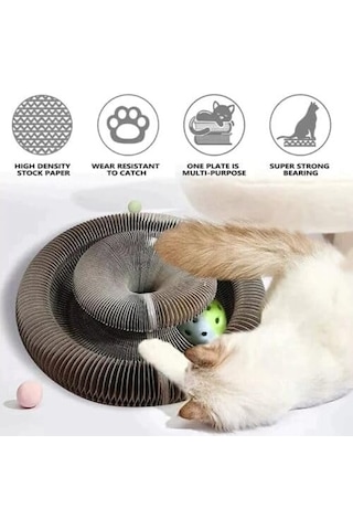 Jouis Kedi Tırmalama Oyuncağı İnteraktif Katlanabilir