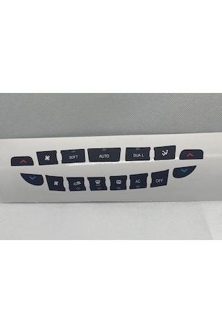 Fluence - Megane 3 - Scenic - Latitude 3 Klima Tuş Tamir Sticker Seti 1 Adet