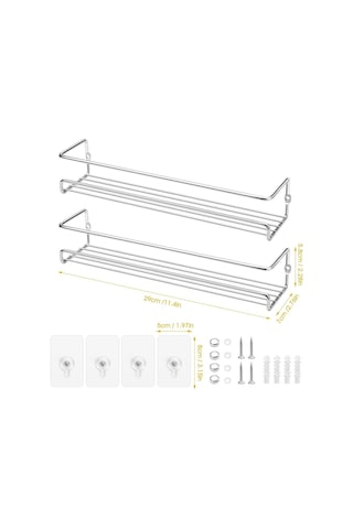 Metal Baharatlık 2 Li Set 33 X 7 Cm Inox