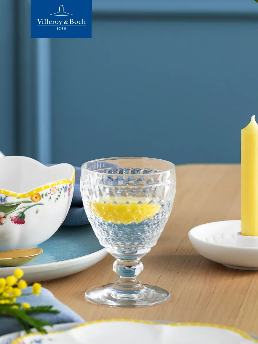 Villeroy & Boch Beyaz Şarap Bardağı, Boston, Kristal Cam 437267118 Beyaz