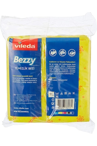 Vileda 10 Paket 10'lu Bezzy Mutfak Bezi