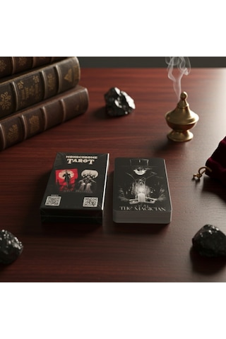 Monochrome Tarot 78 Kart İngilizce Tarot Destesi