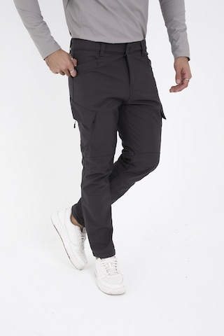 Camp Scoutland Camp593 Outdoor Softshell Su ve Rüzgara Dayanıklı içi Polarlı Kışlık Erkek Taktik Pantolon - Antrasit