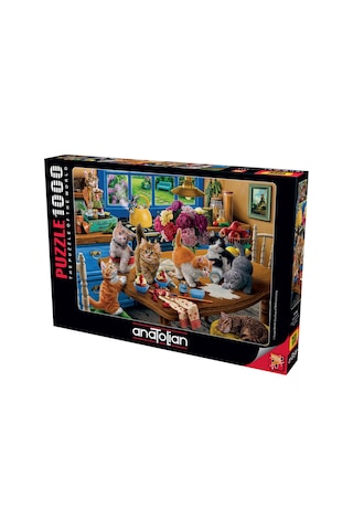 Anatolian 1000 Parçalık Puzzle - Mutfak Kedileri 1114
