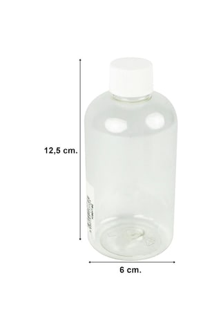 Hobbytime 770 Şeffaf Pet Şişe, 250 Ml. Tıpalı Ve Kapaklı