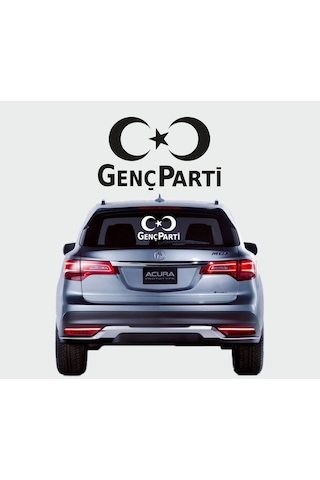 Genç Parti Logo Sticker 30 X 36 Cm