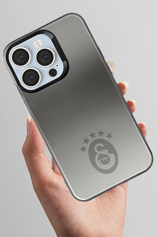 Apple Apple iPhone 14 Pro Uyumlu Galatasaray 5 Yıldız Tek Renk Arma Premium Lisanslı Telefon Kılıfı