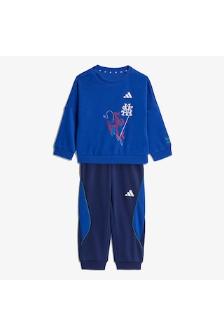 Adidas I Mrvl Sm Jog Çocuk Mavi Eşofman Takımı Ks3964 Çok Renkli