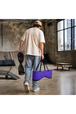 Orijinal Hoverboard Elektrikli Kaykay Taşıma Çantası Yüksek Kalite Çanta Kılıf 6.5 İnch Mor
