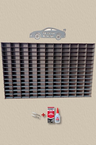 Ahşap Araba Rafı 154 Araçlık