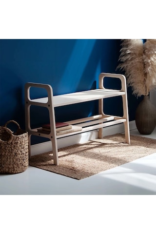 Woodesk Mirage, Ahşap, Ayakkabılık, Natural Renk, 100x65 Natural