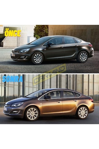 Opel Astra J Sedan Krom Cam Çerçevesi Set 2012-2020 12 Parça