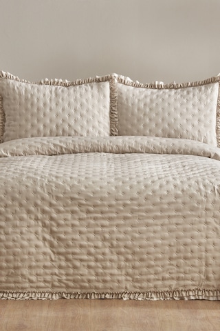 Karaca Home Viona Çift Kişilik Yatak Örtüsü Seti Bej 200.22.04.0258 Bej