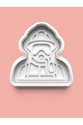 İtfaiye Temalı Kurabiye Kalıbı Ve Şeker Hamuru Kalıbı 4'lü Set Diğer