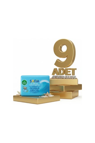 Safia Gliserinli Okyanus Esintisi Banyo Sabunu 9x150 Gr Gliserin
