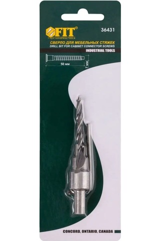 Fıt Fınch Industrıal Tools Fıt 5 Mm Matkap Ucu + 9,5 Mm Kılavuz Konfirmat 7x50 Mm İçin 163231156