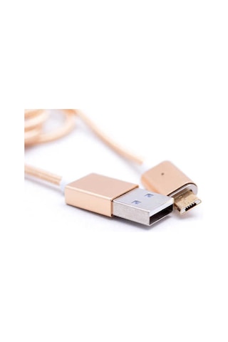 Xemu Rose Gold Mıknatıslı 8600 Micro Usb Kablo