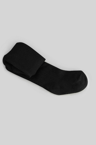 Erturkstore Tekli Düz Külotlu Çorap 50104 Siyah Çok Renkli