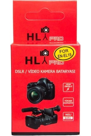 Hlypro Nikon D800 İçin EN-EL15 Batarya