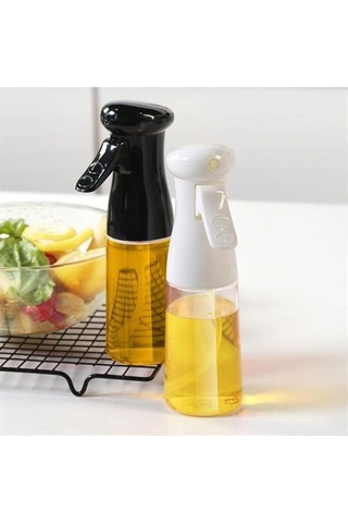 Seçkin Trend Çok Amaçlı Cam Şişe Püskürtmeli Dağıtıcı Yağdanlık Limonluk Sirke Sosluk Spreyi Siyah Çok Renkli